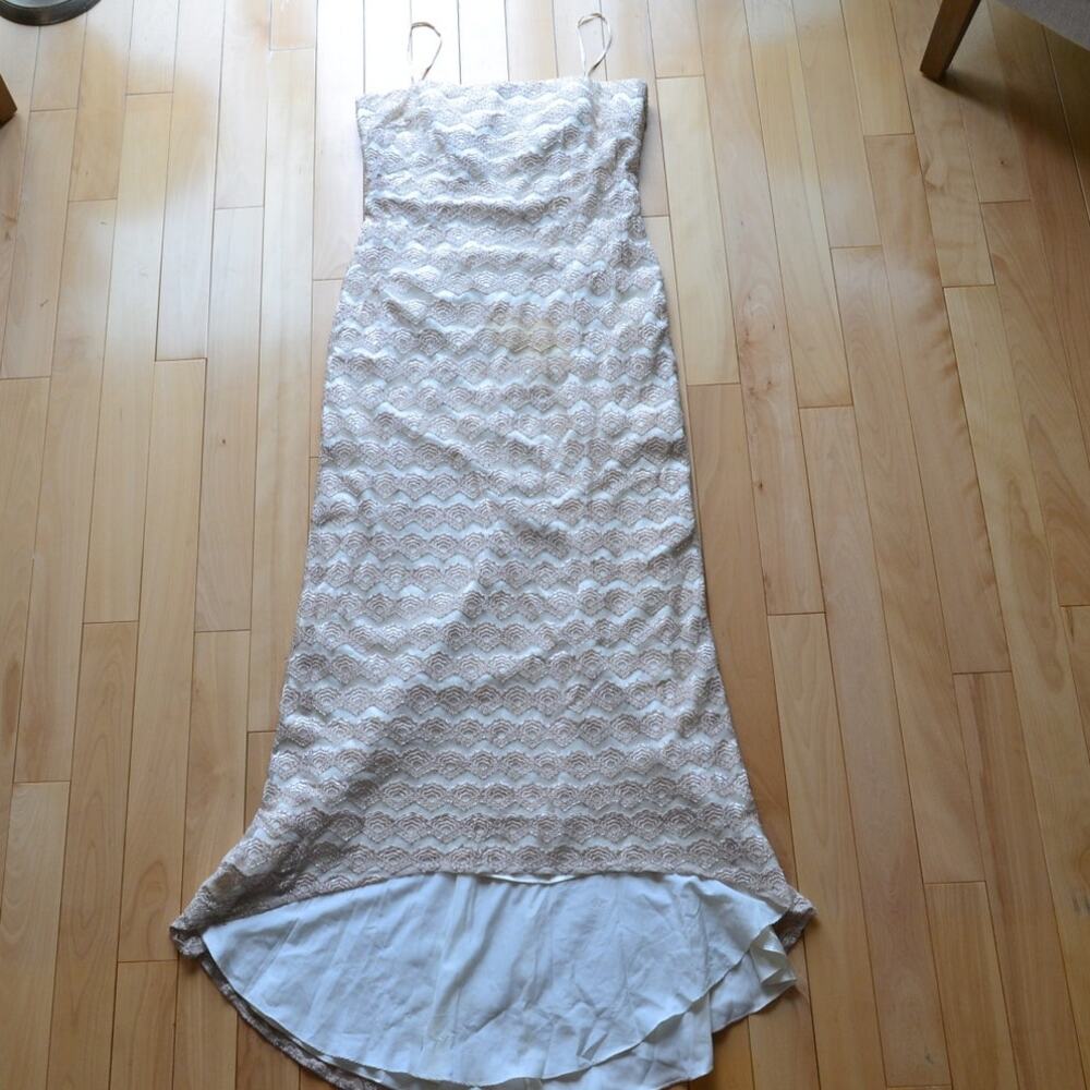 Jovani Formal Gown Maxi Dress Size 18 Spaghetti Strap